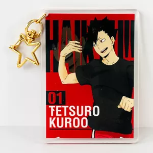 Schlüsselanhänger Haikyuu!! Quadratische Ita-Bag Ornamente Tetsurou Kuroo HD Acryl Anhänger - Bild 1 von 3