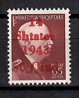 Occupazione Tedesca ALBANIA 1943 Serie Ordinaria Soprastampata 65q MNH** (KF)