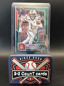 2025 Bowman University Chrome - Luke Wysong #49 Teal Lava Refractor (RC) - Picture 1 of 2