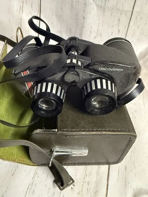Vintage Sears Discoverer 35mm Binoculars Model CG 04273 578 Feet At 1000 Yards - Image 1 of 4
