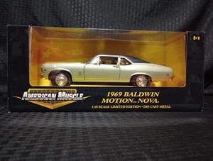 Ertl American Muscle 1969 Baldwin Motion Nova 1:18 Scale Limited Edition Diecast - Picture 1 of 23