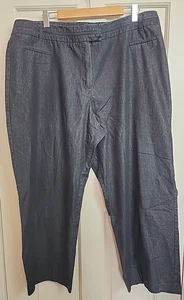 Dressbarn schwarze gerade Hose Jeans Damen Größe 24 42 x 28,5 Stretch 101-35632 - Bild 1 von 5