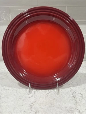 Le Creuset Second Choix Vancouver Dinner Plate 10.5" Cerise Cherry Red New - Image 1 of 4