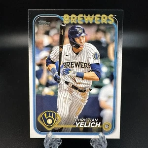 2024 Topps Series 1 Christian Yelich #145 Milwaukee Brewers - Picture 1 of 2