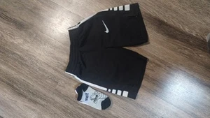 Nike Kids Black Shorts Size 7 + 3 Pack Ankle Socks - Picture 1 of 6
