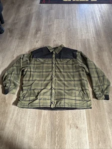 Tactical Distributors Jacket Coat Mens 3XL Green Black Button Up Outdoors Clean - Picture 1 of 13