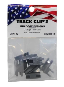 Big Dogz Designs BDZ00012 O Lionel Fastrack Track Clips (Pack of 12) - Picture 1 of 1