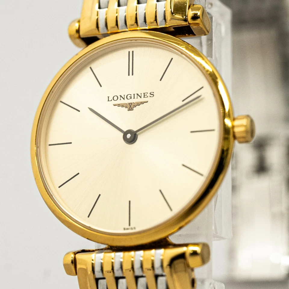 Sin Tarifas *CASI COMO NUEVO* LONGINES La Grande Classique L4.209.2 Cuarzo 24mm Para Mujer Foto 1 de 4