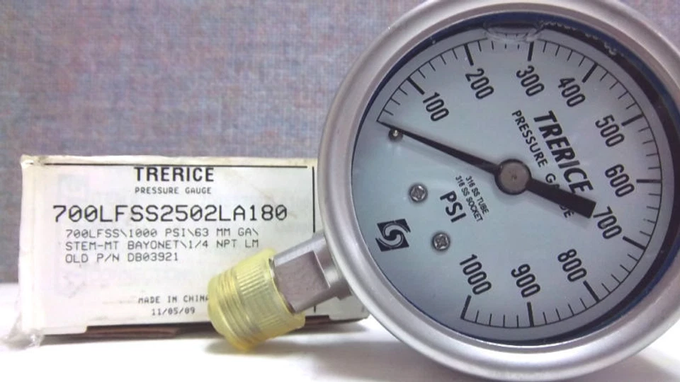 TRERICE 700LFSS2502LA180 NEW 100PSI 700LFSS2502LA180  - Image 1 of 1