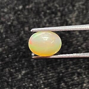 0.85Cts100%Natural rare Amazing Ultra Fire Color Play Ethiopian Opal Genuine Gem