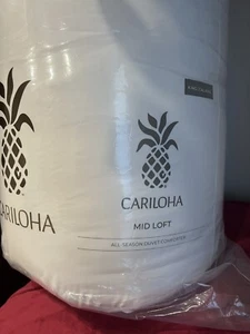 Cariloha Mid Loft All-Season, KING/Cal king Size Organic Bamboo Duvet Comforter - Picture 1 of 6