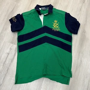 Vintage Polo Ralph Lauren Bedford Hills Shirt Embroidered Custom Fit Medium 90s - Picture 1 of 5