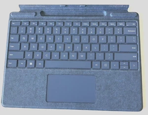 Microsoft Surface Pro Signature Type Cover Keyboard for Pro 11/10/9/8/X Blue - Picture 1 of 4