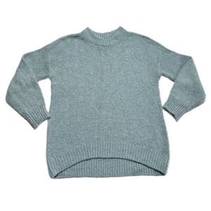 Abercrombie & Fitch Women Mint Green Chunky Knit Sweater M - Picture 1 of 6