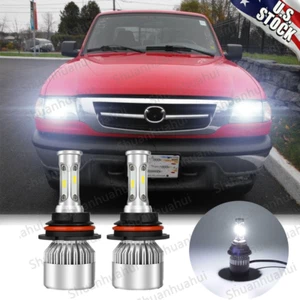 For Mazda B2300 B3000 B4000 1994-2008 2x LED Headlight High/Low Beam Bulbs 6000K - Picture 1 of 13