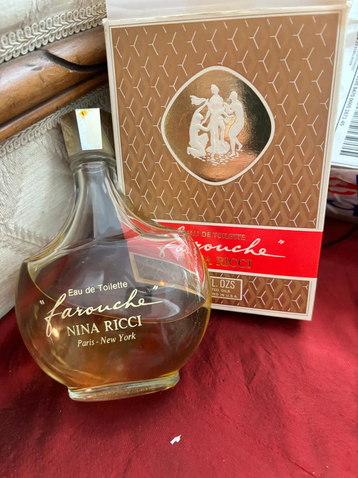 Туалетная вода Nina Ricci Farouche 6,6 жидк. унций, винтажный новый из старых запасов, РЕДКИЙ - Изображение 1 из 4