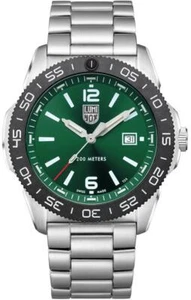 Nuevo reloj para hombre Luminox Pacific Diver esfera verde acero inoxidable XS.3137 - Imagen 1 de 1