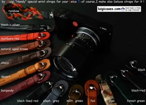 LUIGI HANDGELENKBAND für Leica T/tl, Premiumleder, SS ""PIN"", DHL ist ENTHALTEN - Bild 1 von 21