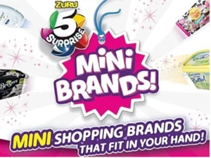 ZURU 5 Mini Marcas Sorpresa Serie 1 2 3 Juguetes Disney Dorado Metálico Raro - Imagen 1 de 25