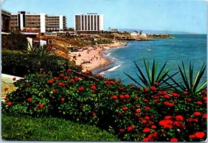 The Benalmadena Beach. Torremolinos, (Costa de Sol) Spain Postcard - Picture 1 of 2