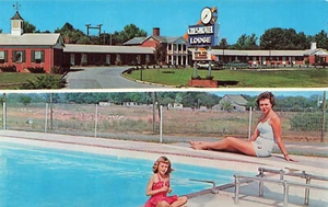 CHESMOTEL LODGE POSTAL VINTAGE HOPKINSVILLE KY KENTUCKY ROADSIDE 080723 S - Imagen 1 de 2
