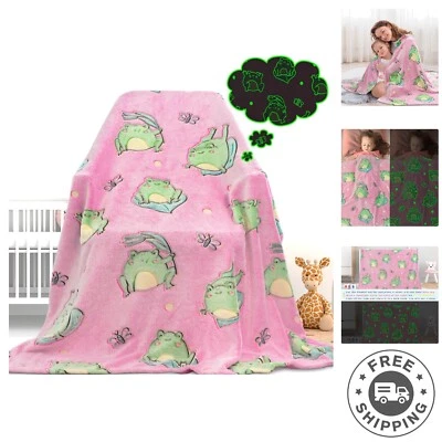 Linda Manta Rana 50" x 60" - Micro Vellón de Felpa para Niños y Adultos Foto 1 de 4