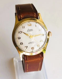 STOWA GOLD VINTAGE 1955 HANDAUFZUG ARMBANDUHR HERREN - refurbished - - Bild 1 von 5