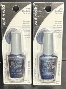 Wet n Wild Salon Nail Color Blue Moon C466, Pack of 2 - Picture 1 of 1