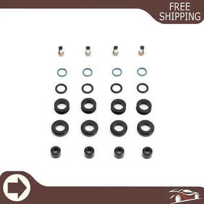 Juego de 4 sellos de reparación de inyector de combustible para Subaru Forester 2005-2010 #FJ858 2970006 Foto 1 de 4