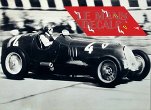 Decals Alfa Romeo 12C GP Penya Rhin 1936 4 Nuvolari Spain Barcelona calcas - Imagen 1 de 1