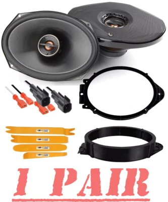 INFINITY REFERENCE REF-9632IX Infinity 300 watts 2-Way 6"x9" Rear Deck Speakers for 2010-2015 Chevy Camaro