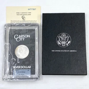 1882-CC Carson City Morgan Silver Dollar Graded PCGS MS64 GSA Hoard w/ OGP - Bild 1 von 5