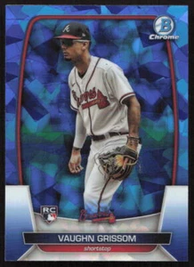 2023 Bowman Chrome Sapphire Edition #37 Vaughn Grissom RC Atlanta Braves - Picture 1 of 2