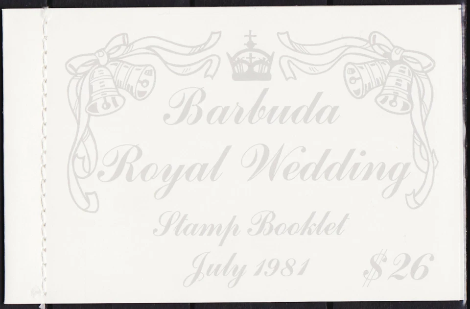 Barbuda Booklet Royal Wedding 1981 MNH-25 Euro - Image 1 of 1