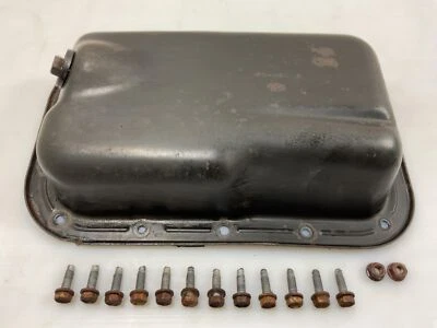 Jeep JK Wrangler OEM 3.6L Lower Black Steel Oil Pan w/Hardware 2012-2018 000020 - Image 1 of 4