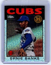2021 Topps Update Ernie Banks Silver Pack Refractor #86C-23   Chicago Cubs