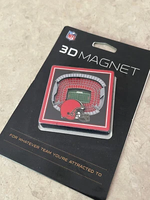 YouTheFan NFL Cleveland Browns 3-D Stadium View Imán, NUEVO EN PAQUETE Foto 1 de 2