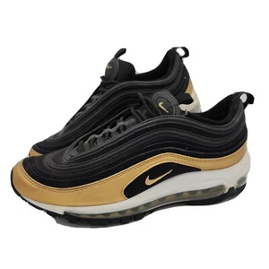 Nike Air Max 97 GS Negro Metálico Dorado Blanco (921522-014) Talla 7Y - Imagen 1 de 6