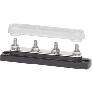 BLUE SEA 2307 BUSBAR 4 X 1/4 STUD WITH COVER - Picture 1 of 1