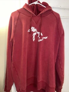 THE GREAT LAKES Hoodie Sweatshirt XL OUTTA TOWN Superior Michigan BAUMWOLLE rot - Bild 1 von 4