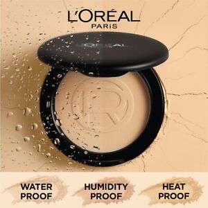 L’Oréal Paris High Coverage Compact Powder, Matte-Finish With SPF 32 & PA +++-6g