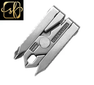 Alicates Plegables de Bolsillo Alicates Multiherramienta Mini Portátil Plegable Multifuncional Pl - Imagen 1 de 5