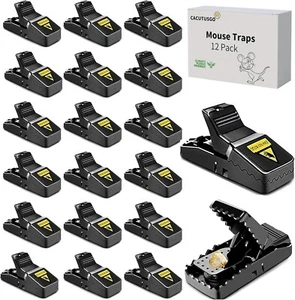 Mouse Traps, Mice Traps for House Indoor Home, Precise Triggering Mechanism - Picture 1 of 21