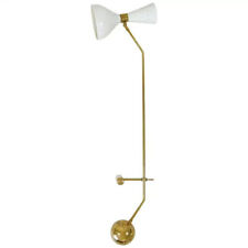 Italian Modern Table Lamp Brass and Metal, Stilnovo Style