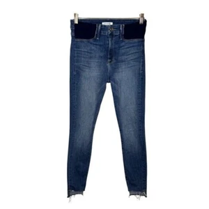 Good American Good Mama Pregnancy Maternity Denim Jeans Uneven Hem Size 6/28 - Bild 1 von 14