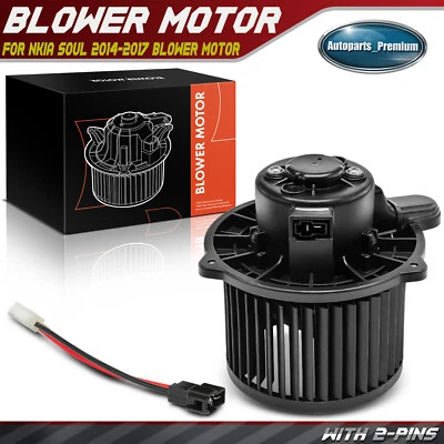 New Front HVAC Heater Blower Motor With wheel for Kia Soul 2014-2019 97113B2000 - Image 1 of 4