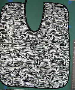 ZEBRA BLK+WHT CAPELLI BARBIERE STYLIST NYLON TAGLIO MANTELLO BAMBINI PERSONALIZZATO - Foto 1 di 3