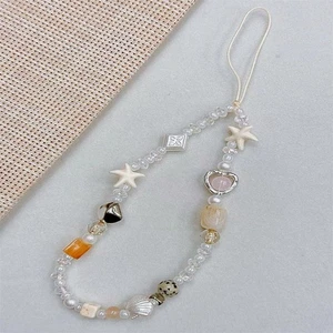 Hanging Cord Phone Wrist Strap Star Pearl Digital Camera Charm Lanyard - Photo 1 sur 8