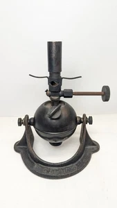 Quemador antiguo G Barthel Bunsen - raro de colección - Imagen 1 de 17