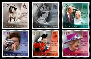 FALKLAND ISLANDS 2021 QUEEN ELIZABETH II 95TH BIRTHDAY SET OF 6 MNH - Picture 1 of 1